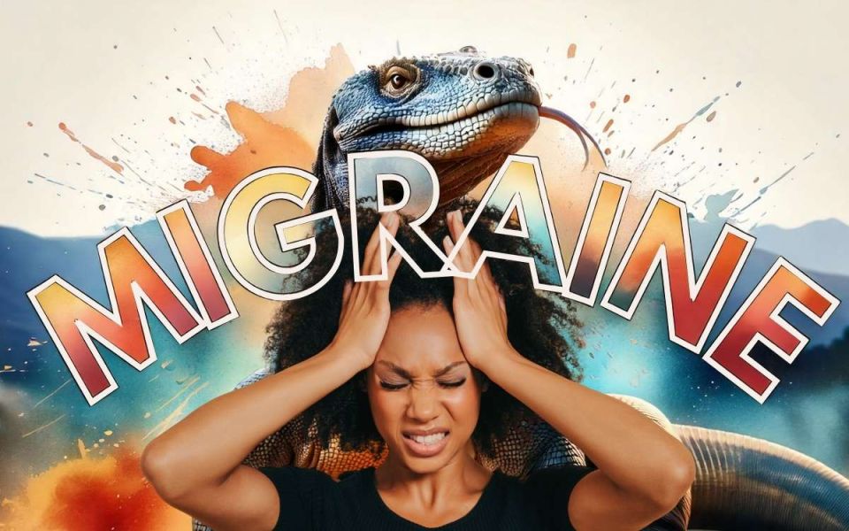 Migraine vs. Komodo Dragon: A Battle of Headache Proportions